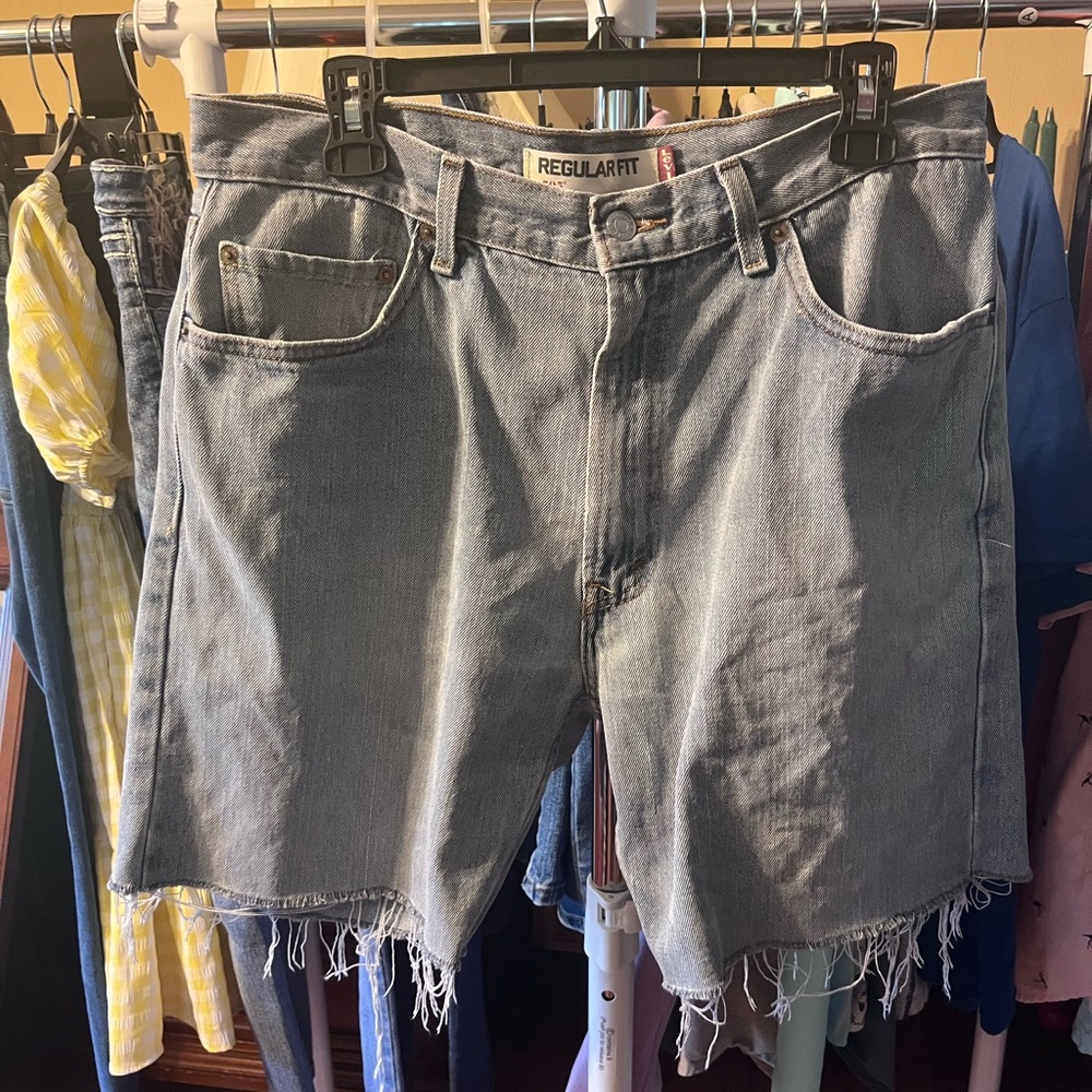 Levi's Light Blue Regular Fit Denim Shorts